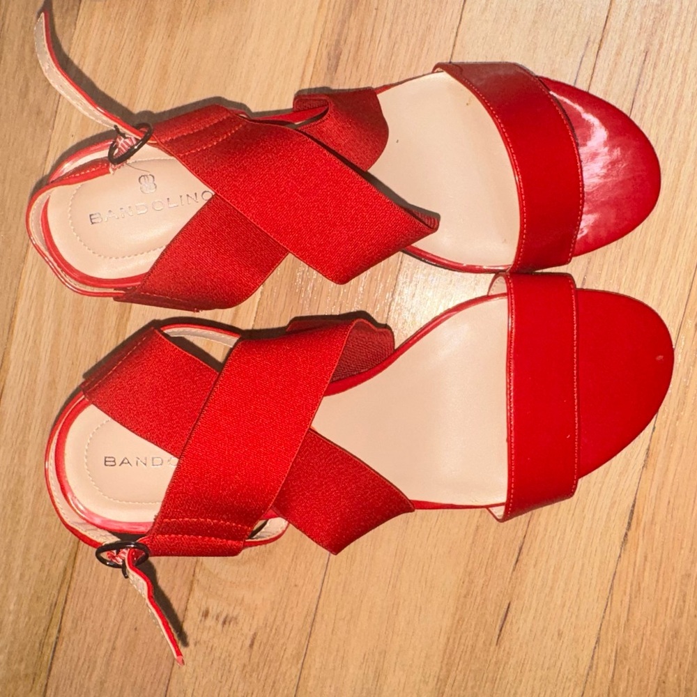 Bandolino Red Women's Sandals